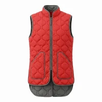 Revèsib Long Matlasye Puffer Vest