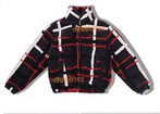 Fi Bloke Striped Sherpa Polè Jacket