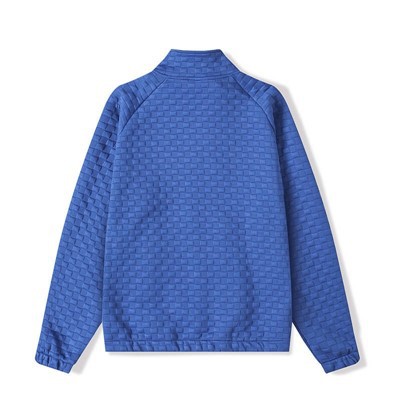 Fitted checkered blazer back
