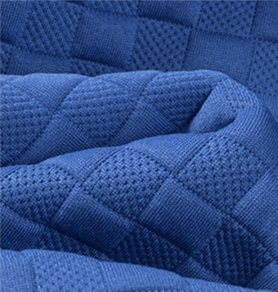 Fitted checkered blazer fabric