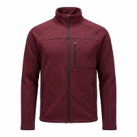 Heather Knit Polaire Full Zip Jacket