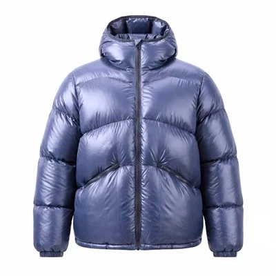 Womens Polyester Puffer Jacket ak Hood